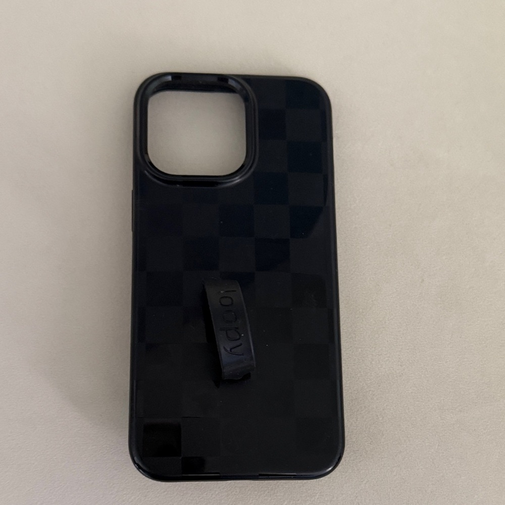 Loopy Case Black Checkered Phone Case midnight checkered IPhone 15 ProMax